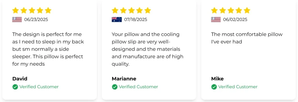 Derila Real Users Review users' review on Derila ergo memory pillow